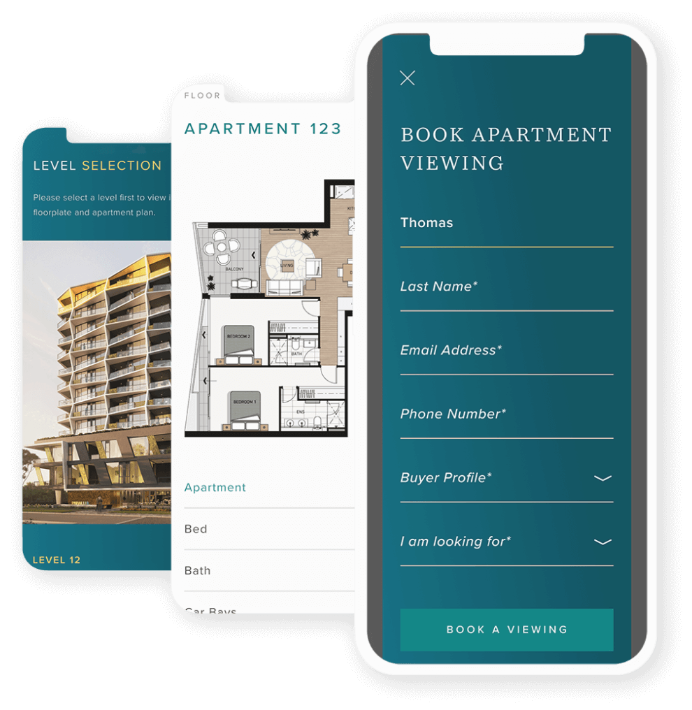Parallel Riverfront Apartments - WordPress Web Development - Apartment Booking UX