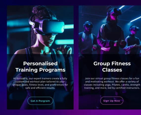 Futuristic interface concept with virtual screens symbolising UX/UI design packages and strategic digital foundations in Perth